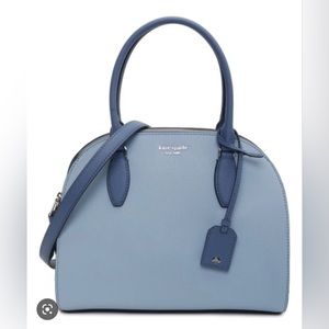 Kate Spade Reiley Medium Dome Satchel Blue Dawn Dark Blue/Silver